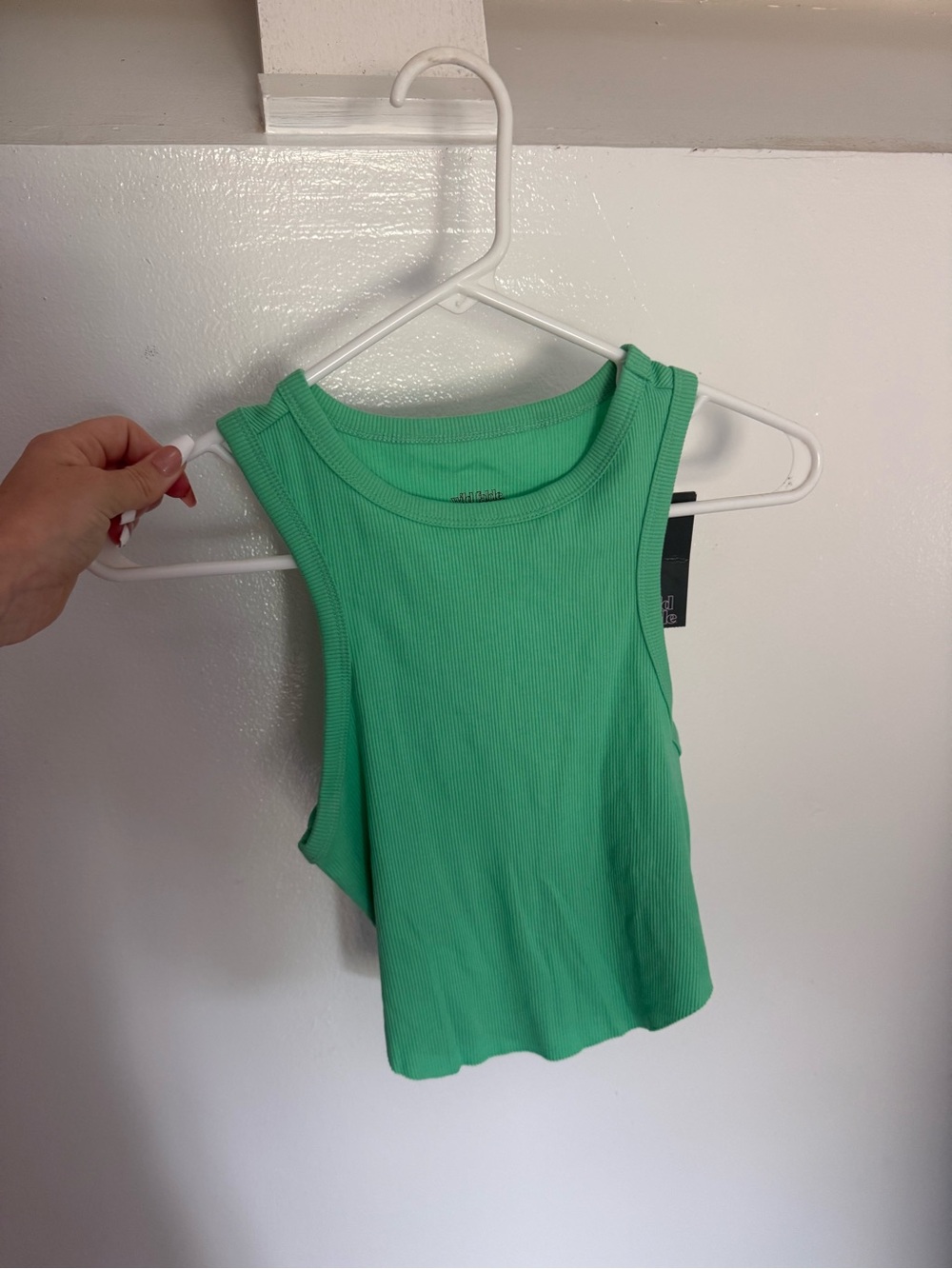 wild fable Bright Green Ribbed Tank